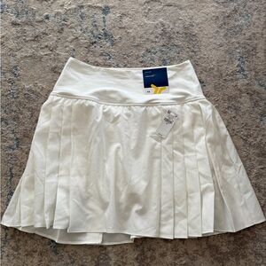 Old Navy White Pleated Skater Tennis Skirt